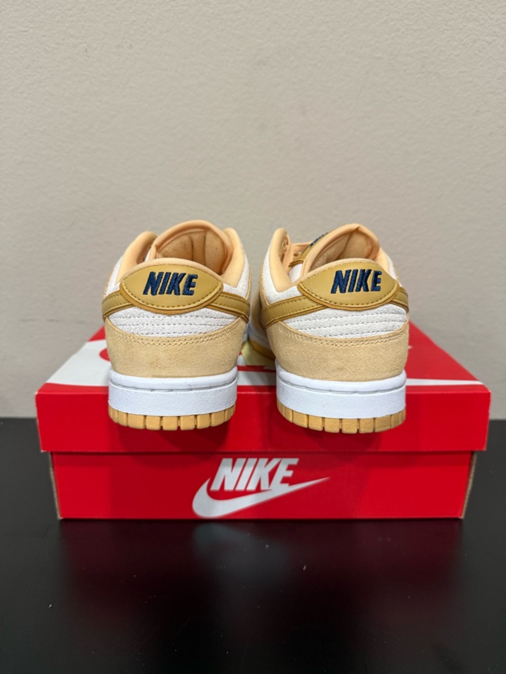 Size 7 - Nike Women’s Dunk Low LX “Gold Suede” - Picture 5 of 5